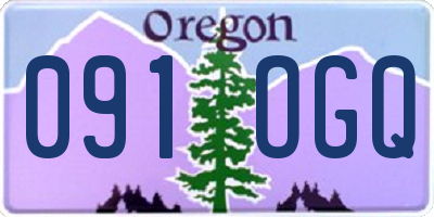 OR license plate 091OGQ