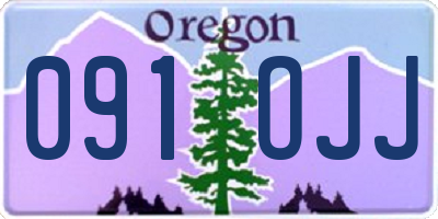 OR license plate 091OJJ