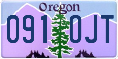 OR license plate 091OJT