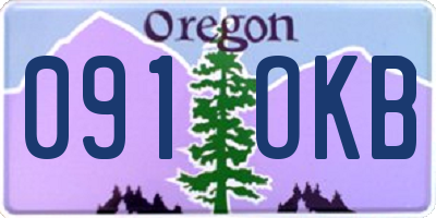 OR license plate 091OKB