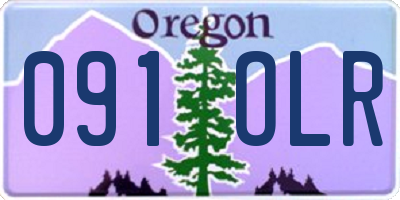 OR license plate 091OLR