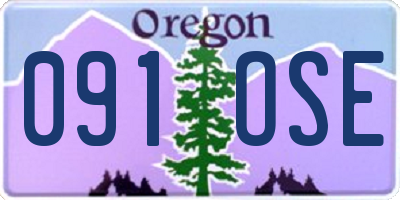 OR license plate 091OSE