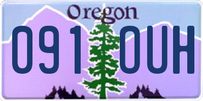 OR license plate 091OUH