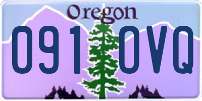 OR license plate 091OVQ