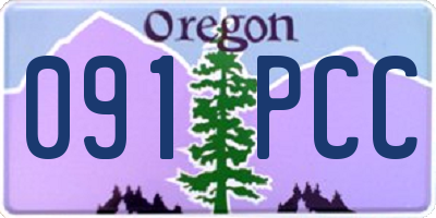 OR license plate 091PCC