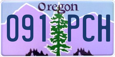 OR license plate 091PCH