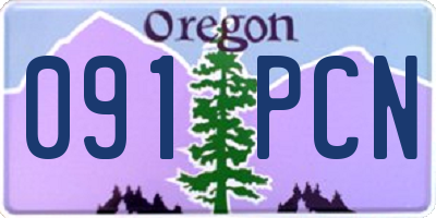 OR license plate 091PCN