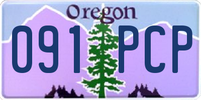 OR license plate 091PCP