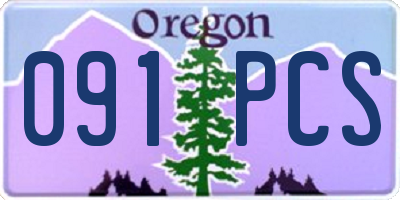 OR license plate 091PCS