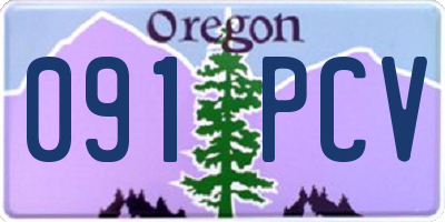 OR license plate 091PCV