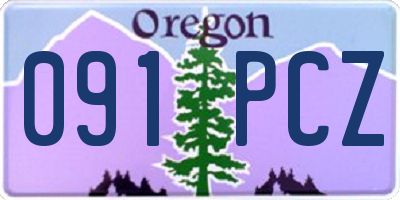 OR license plate 091PCZ