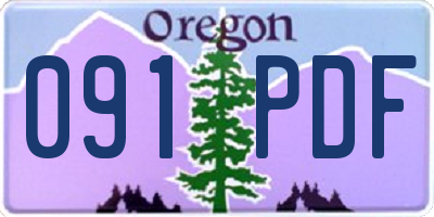 OR license plate 091PDF