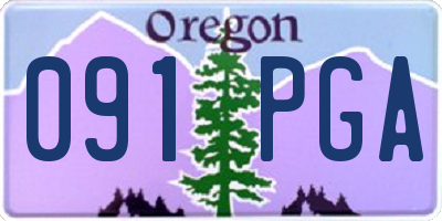 OR license plate 091PGA