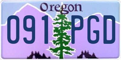 OR license plate 091PGD