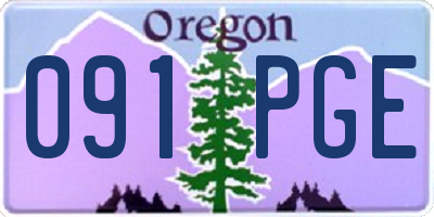 OR license plate 091PGE