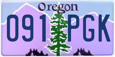 OR license plate 091PGK