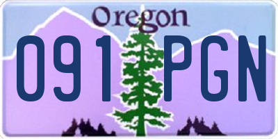 OR license plate 091PGN