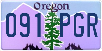 OR license plate 091PGR