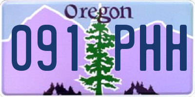 OR license plate 091PHH