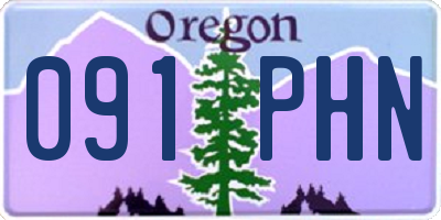 OR license plate 091PHN