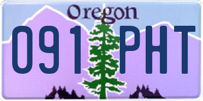 OR license plate 091PHT