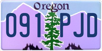 OR license plate 091PJD