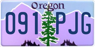 OR license plate 091PJG