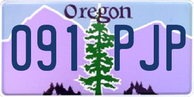 OR license plate 091PJP