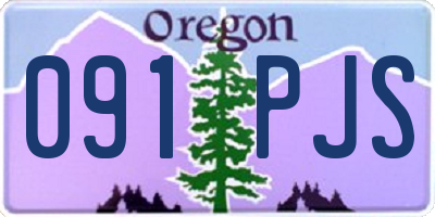 OR license plate 091PJS