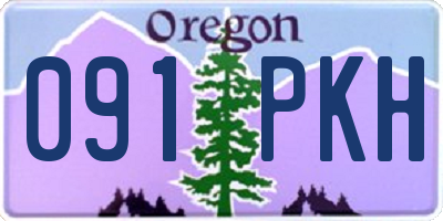 OR license plate 091PKH