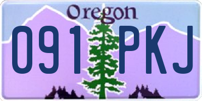 OR license plate 091PKJ