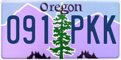 OR license plate 091PKK