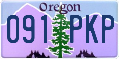 OR license plate 091PKP