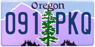 OR license plate 091PKQ