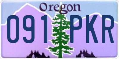 OR license plate 091PKR