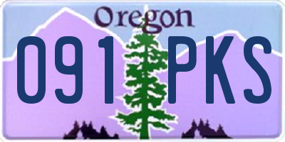 OR license plate 091PKS