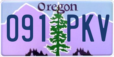 OR license plate 091PKV