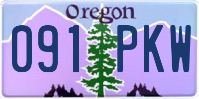OR license plate 091PKW
