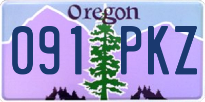 OR license plate 091PKZ