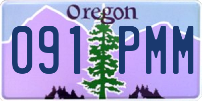 OR license plate 091PMM