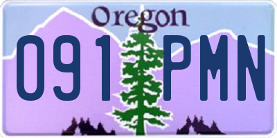 OR license plate 091PMN