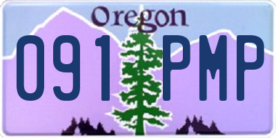 OR license plate 091PMP