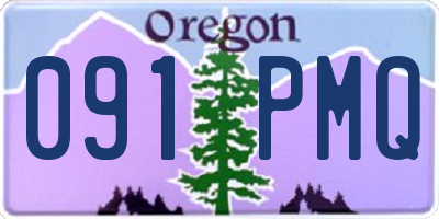 OR license plate 091PMQ