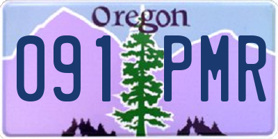 OR license plate 091PMR