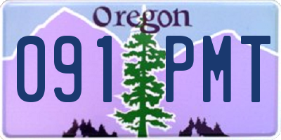 OR license plate 091PMT