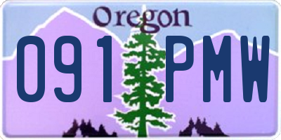 OR license plate 091PMW