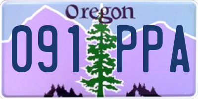 OR license plate 091PPA