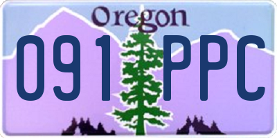 OR license plate 091PPC