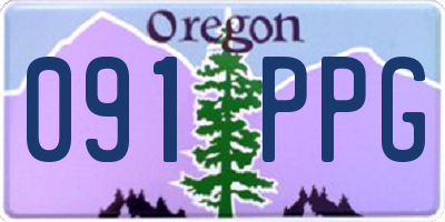 OR license plate 091PPG