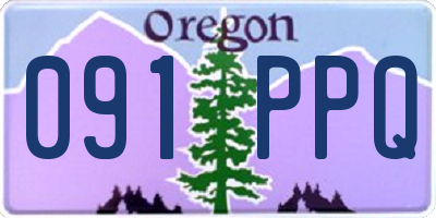 OR license plate 091PPQ